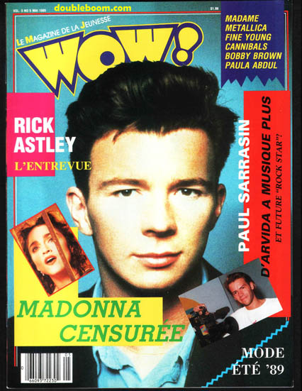 WOW Mai 1989 - Rick Astley